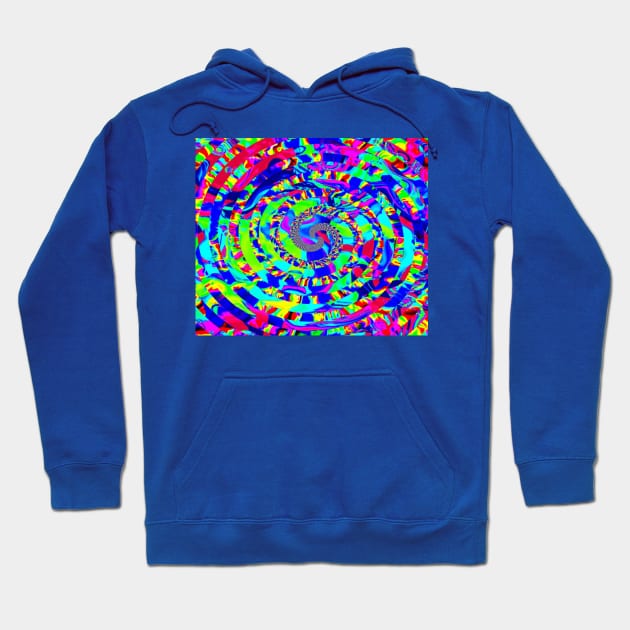 Swirling Rainbow Hoodie by NovaOven